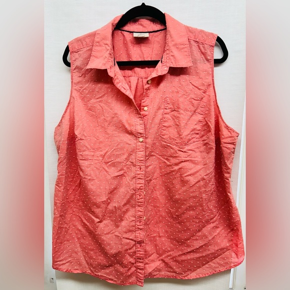 St. John’s Bay women’s sleeveless blouse size 2xl.  Great condition. - Picture 1 of 3